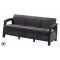 Keter Corfu love seat max kerti bútor, háromszemélyes kanapé, grafit