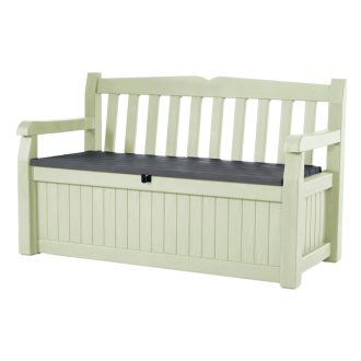 Keter Eden Garden Bench 265L kerti pad, bézs