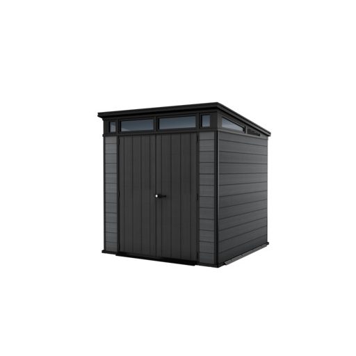 Keter Cortina 7x7 kerti tároló grafitszürke, padlóval