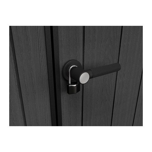 Keter Cortina 7x7 kerti tároló grafitszürke, padlóval