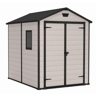 Keter MANOR 6 x 8 DD kerti tároló bézs, padlóval