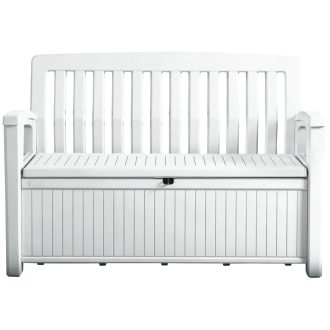 Keter Patio Bench kerti pad, fehér