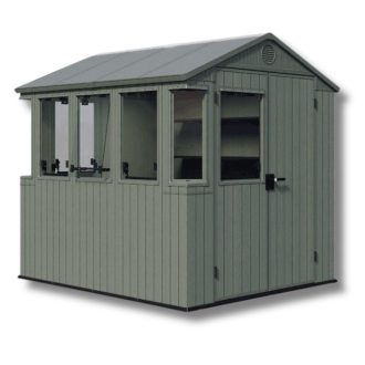 Kerti ház Keter Potting Shed 2 az 1-ben zöld, padlóval