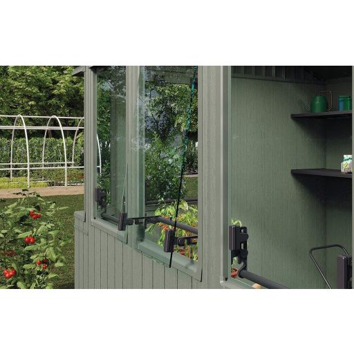 Kerti ház Keter Potting Shed 2 az 1-ben zöld, padlóval