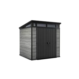 Kerti ház Keter PENT Signature 7x7 Storm Grey, padlóval