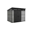 Kerti ház Keter PENT Signature 9x7 Storm Grey, padlóval