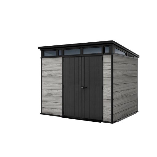 Kerti ház Keter PENT Signature 9x7 Storm Grey, padlóval