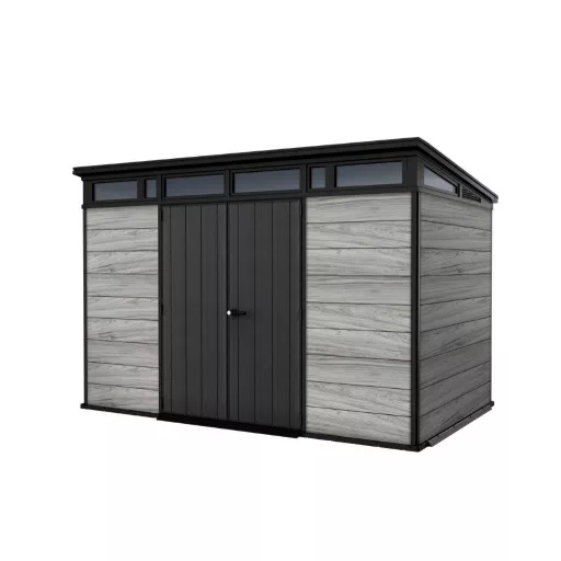 Kerti ház Keter PENT Signature 11x7 Storm Grey, padlóval