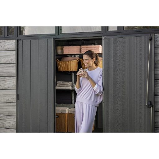 Kerti ház Keter PENT Signature 11x7 Storm Grey, padlóval