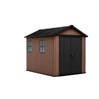 Keter Newton Plus wide 9x7,5 barna kerti ház padlóval