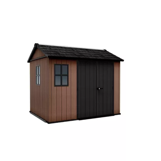 Keter Newton Plus wide 9x7,5 barna kerti ház padlóval