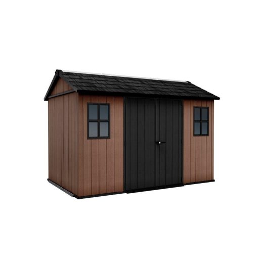 Keter Newton Plus wide 11x7,5 barna kerti ház padlóval