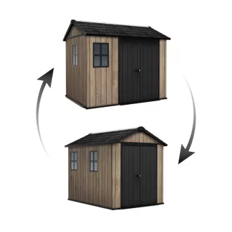 Keter Apex 7,5 x 9 Ashwood kerti ház padlóval