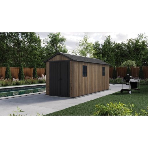 Keter Apex 7,5 x 15 Ashwood kerti ház, padlóval