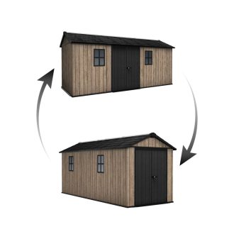 Keter Apex 7,5 x 17 Ashwood kerti ház, padlóval