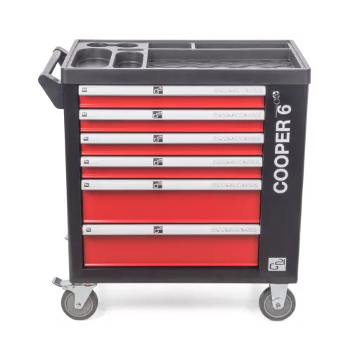 G21 Cooper 6 műhelykocsi, fekete-piros