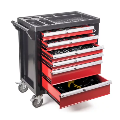 G21 Cooper 6 műhelykocsi, fekete-piros