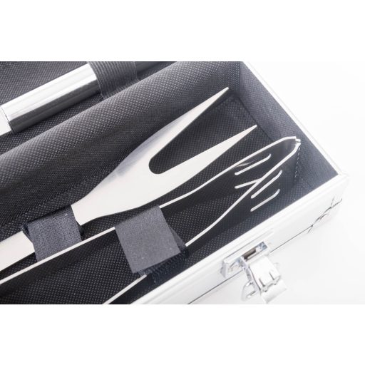 G21 grillező eszközkészlet, 3 db, alumínium bőrönd