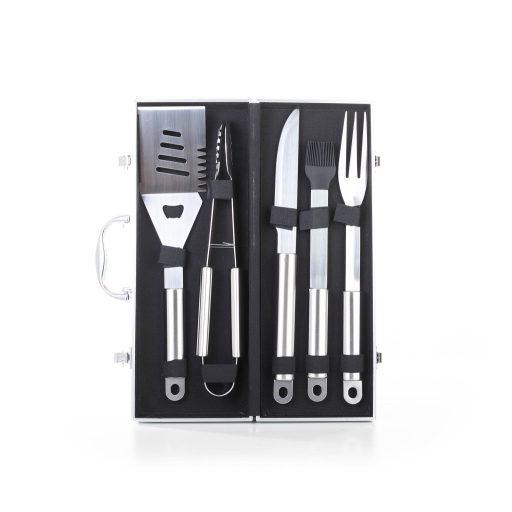 G21 grillező eszközkészlet 5 db, alumínium bőrönd