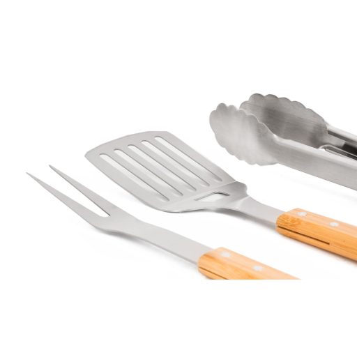 Grillezőeszközök G21 készlet, 3 darabos, fa nyéllel