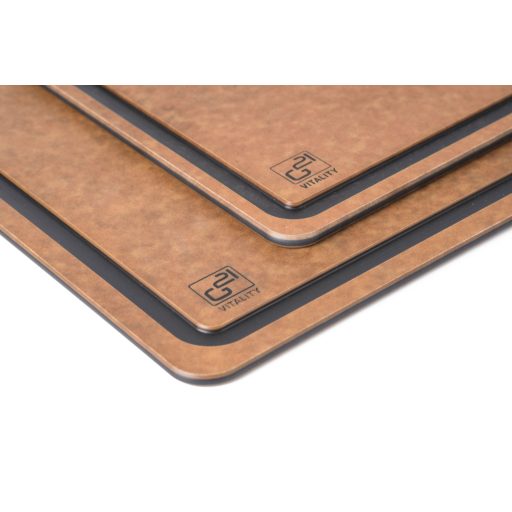 G21 EcoCut vágódeszka természetes cellulózból – 2 db-os készlet, barna