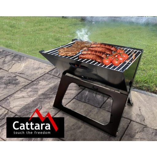 Cattara PIRAN faszéngrill 28 x 43 cm összecsukható