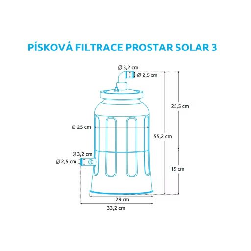 Medenceszűrő Marimex ProStar Solar 3