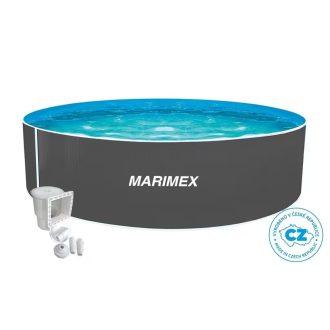   Marimex Orlando medence 4,57x1,07 m - SZÜRKE, medence, fólia, szkimmer