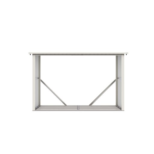 G21 WOH 335 tüzifa tároló - 242 x 89 cm, zöld