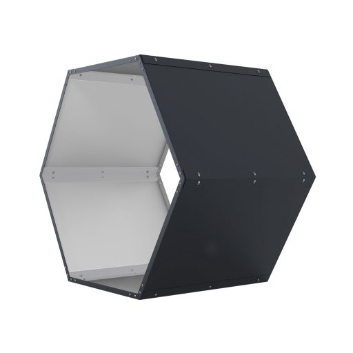 Tüzifatároló G21 HEX 53 - 92 x 60 cm, antracit