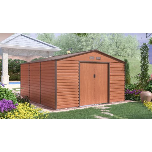 G21 GAH 1300 kerti tároló 340 x 382 cm, barna