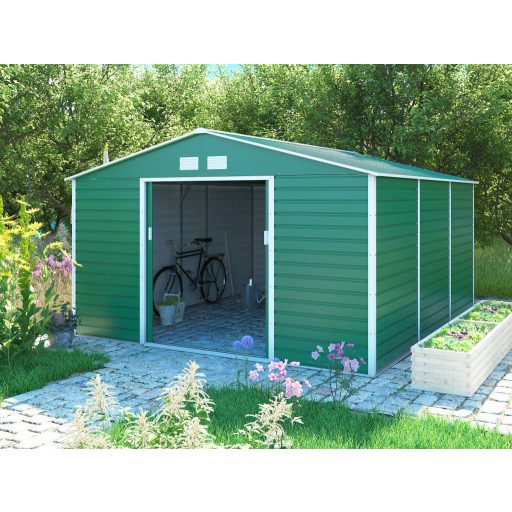 G21 GAH 1300 kerti tároló - 340 x 382 cm, zöld