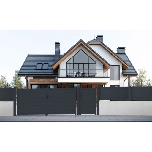 G21 Orlando kapu, 100 × 158 cm kivitel, antracit színben