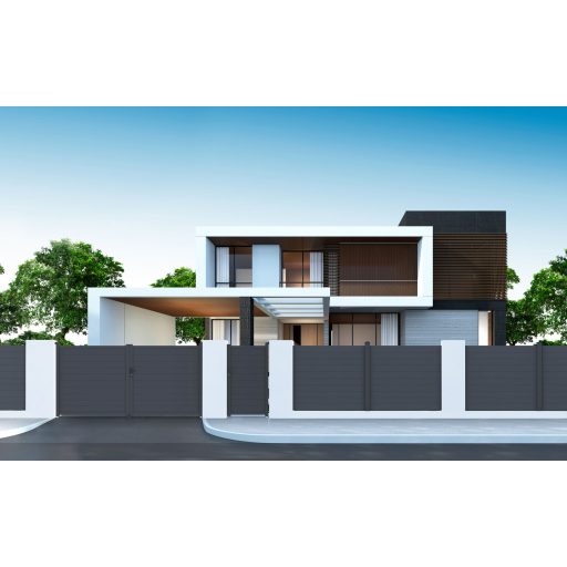 G21 Orlando 350x173 cm-es kétszárnyú kapu, antracit színben