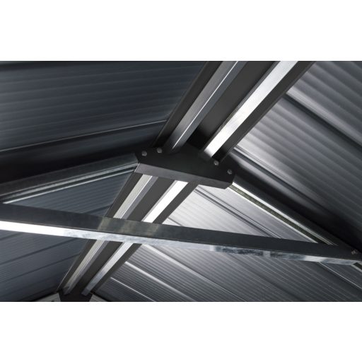 G21 Boston 523 kerti ház - 188 x 278 cm, műanyag, világosszürke