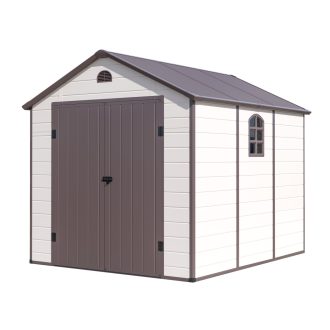   G21 Boston 670 kerti tároló - 241 x 278 cm, műanyag, bézs