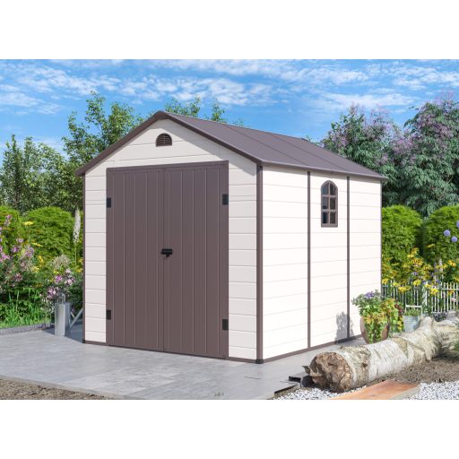 G21 Boston 670 kerti tároló - 241 x 278 cm, műanyag, bézs