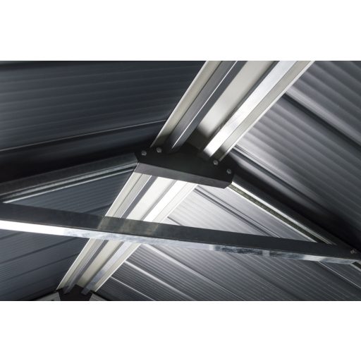 G21 Boston 670 kerti ház - 241 x 278 cm, műanyag, szürke