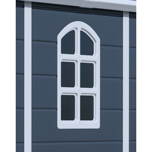 G21 Boston 670 kerti ház - 241 x 278 cm, műanyag, szürke