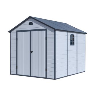   G21 Boston 670 kerti ház- 241 x 278 cm, műanyag, világosszürke