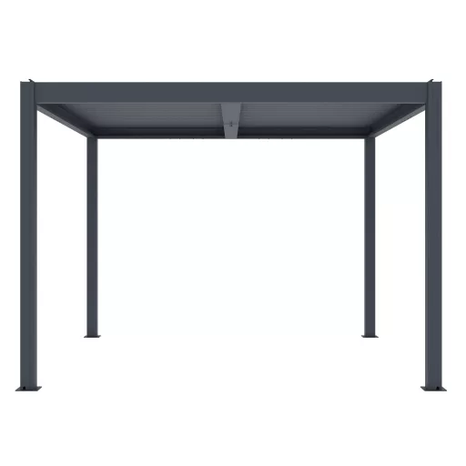 Bioklimatikus pergola G21 Austin 3×3 m, antracit színű alumínium