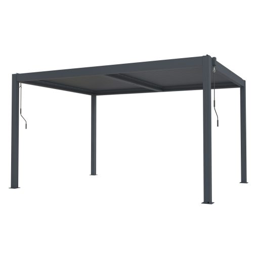 Bioklimatikus pergola G21 Austin 4x3 m, antracit, alumínium
