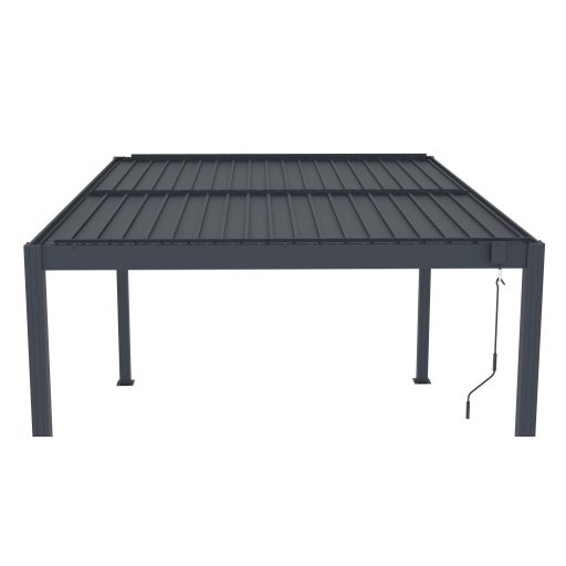 Bioklimatikus pergola G21 Austin 4x3 m, antracit, alumínium
