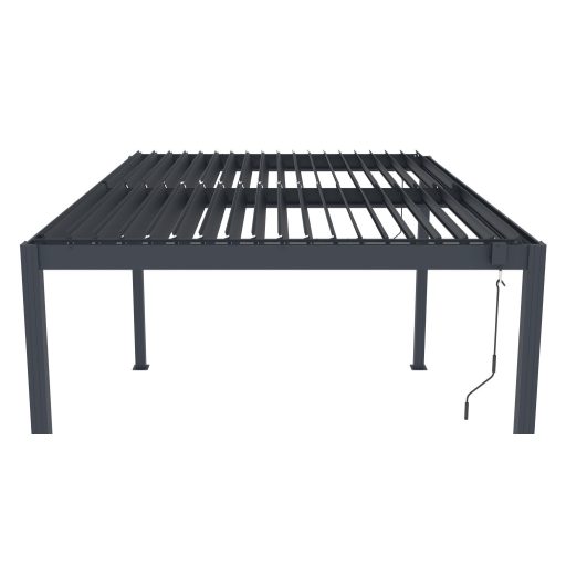 Bioklimatikus pergola G21 Austin 4x3 m, antracit, alumínium