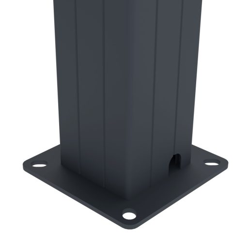 Bioklimatikus pergola G21 Austin 4x3 m, antracit, alumínium