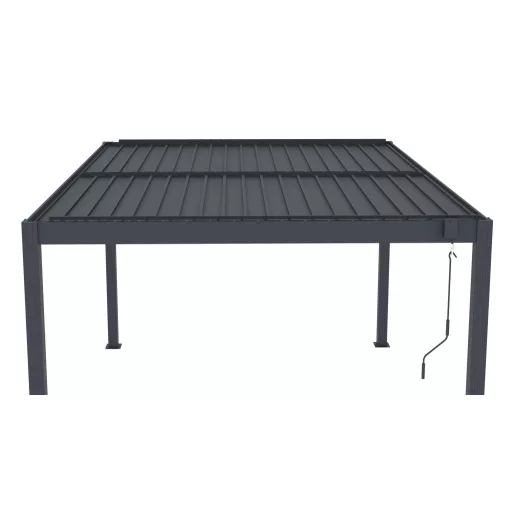 Bioklimatikus pergola G21 Austin 4x3 m, antracit, alumínium