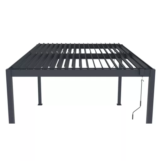 Bioklimatikus pergola G21 Austin 4x3 m, antracit, alumínium