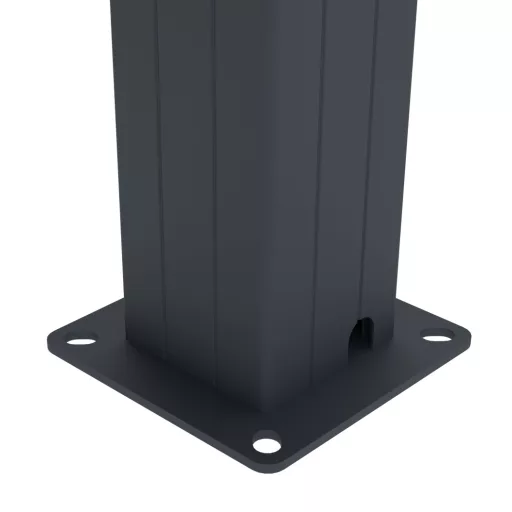 Bioklimatikus pergola G21 Austin 4x4 m, antracit színű alumínium