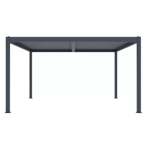 Bioklimatikus pergola G21 Austin 4x4 m, antracit színű alumínium