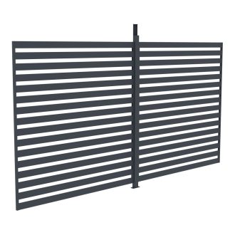 G21 fix lamellás oldalfal 3,7x2,2 m pergola Austinhoz